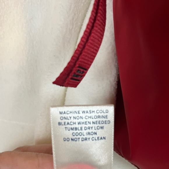 Old Navy Red Zipper Jacket with Lining Medium - Picture 7 of 10